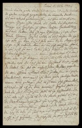 Brief von Dorothea Grimm an Dorothea Hassenpflug