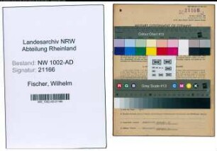 Entnazifizierung Wilhelm Fischer, geb. 15.03.1904 (Stadtinspektor)