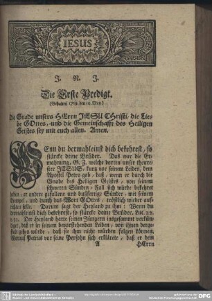 [Die erste Epistel Petri]