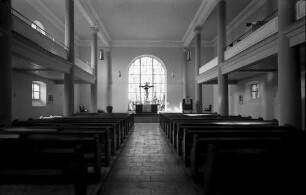 Auggen: Inneres der Kirche; Achse