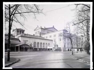 Kroll’sches Etablissement (auch: Krolloper, Oper am Königsplatz), Berlin: Ansicht von Süden (Negativ zu Inv. Nr. TBS 028,14)