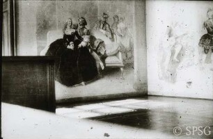 Berlin, Schloss Charlottenburg, Neuer Flügel, Erstes Hautelice-Zimmer , R. 352, Wandgemälde.