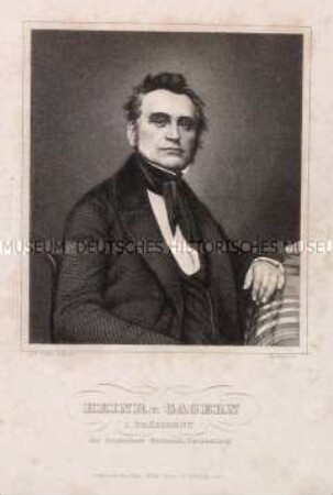 Heinrich von Gagern, erster Präsident der deutschen Nationalversammlung - aus der Folge "Zeitgenossen"