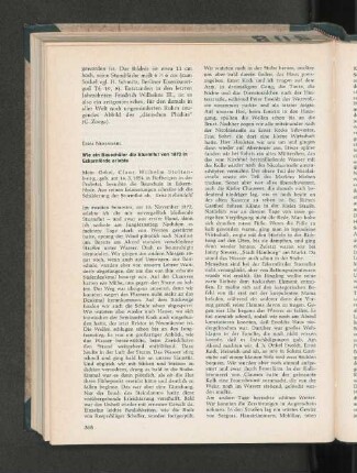 Wie ein Bauschüler die Sturmflut von 1872 in Eckernförde erlebte