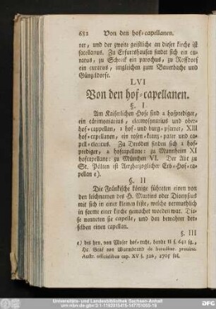 LVI[I] Von den hof-capellanen.