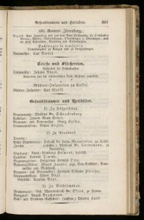Teiche und Fischereien.