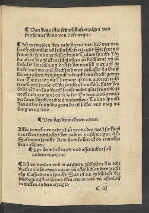 Die heimlich ratend und offentlichen sich anders erzeigent