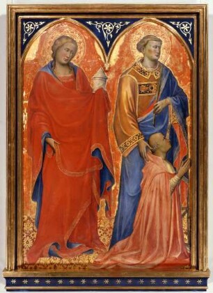 Die Heilige Maria Magdalena, Laurentius und ein Stifter / Angelo Acciaiuolo