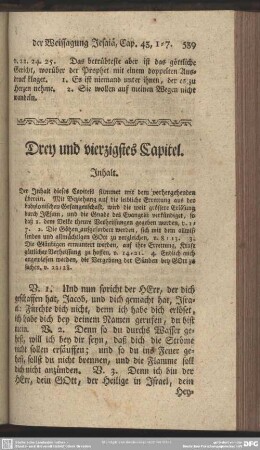 Drey und vierzigstes Capitel