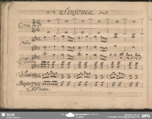Einlage (Anonymus): Sinfonia