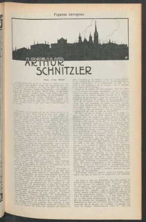 Arthur Schnitzler : Figuras europeas