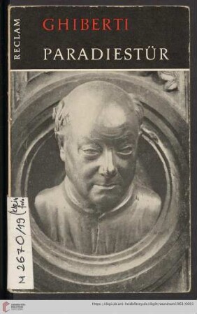 Band 88: Lorenzo Ghiberti - Paradiestür