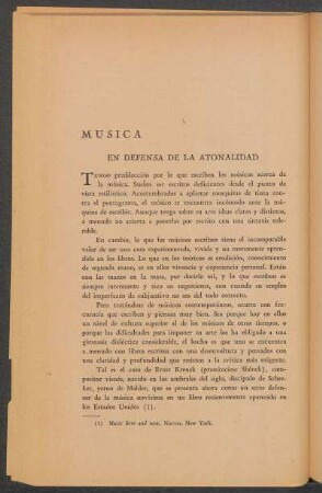 Música : En defensa de la atonalidad