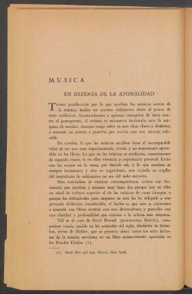 Música : En defensa de la atonalidad
