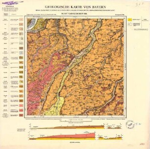 699 Taufkirchen, Geologische Karte von Bayern