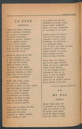 Mi rol : (Cifra)