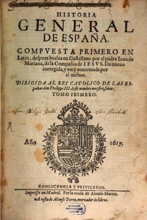 Historia general de España, 1
