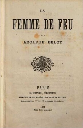 La femme de feu