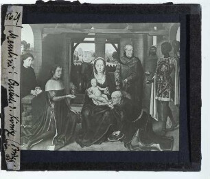 Memling, Floreins-Tritpychon (Brügge, Sint-Jans-Hospital) : Mitteltafel