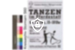 Tanzen im Pferdestall, Ammersbek, 22. Oktober [2017]