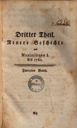 Johann Stephan Pütters ... vollständigeres Handbuch der Teutschen Reichshistorie. 2