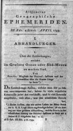 4. Stück April 1799