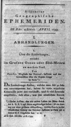 4. Stück April 1799