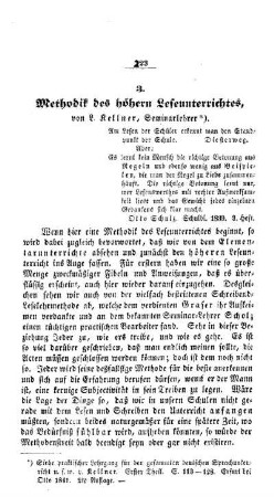 Methodik des höhern Leseunterrichtes