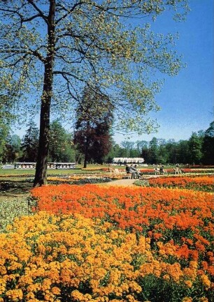 Bundesgartenschau 1967. Seerestaurant im Schlossgarten