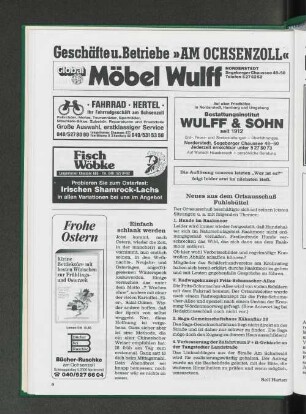 Neues aus dem Ortsausschuß Fuhlsbüttel