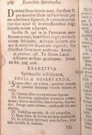 Exercitia Spiritualia.