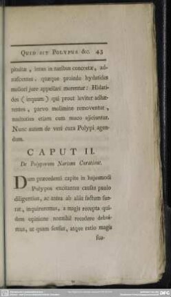 Caput II. De Polyporum Narium Curatione
