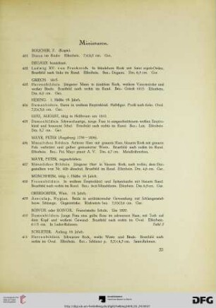 Miniaturen (Nr. 401-436)