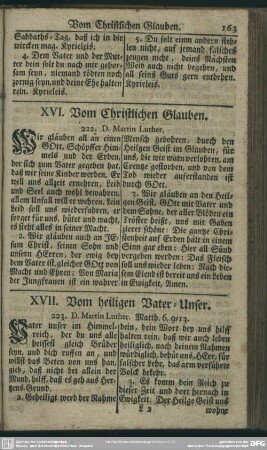 XVII. Vom heiligen Vater-Unser