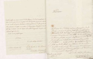 Christian von Mechel an Karoline Luise von Baden (Basel)