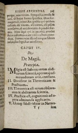 Caput IV. De Magia.