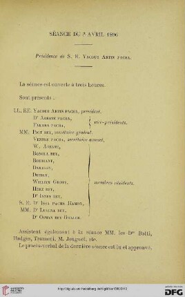 Séance du 3 avril 1896