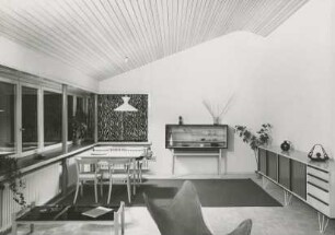 Wohnhaus bei Zürich (Forch), eingerichtet mit Mifora-Typenmöbel, Architekt Alfred Altherr von Alfred Altherr