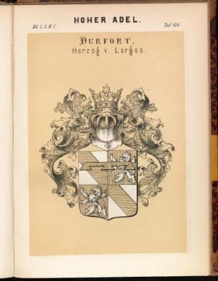 Taf. 136. Durfort, Herzog v. Lorges.
