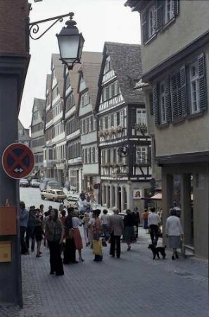 Tübingen: Giebelhäuser am Marktplatz