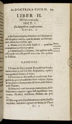 Sect. I. De Reipublicæ constitutione.
