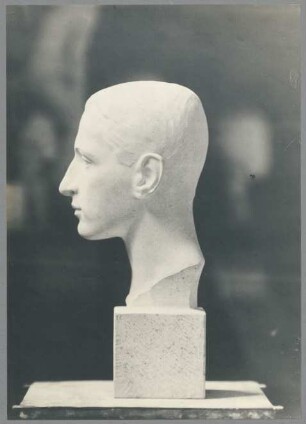 Porträt Werner Hirschfeld, 1915, Marmor