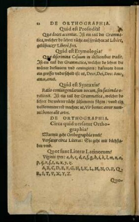 De Orthographia