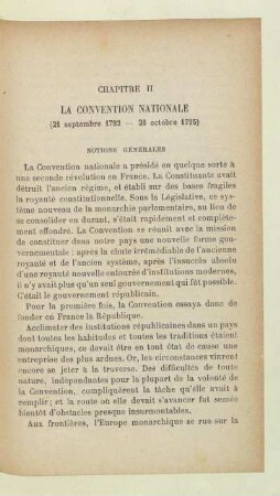 La Convention nationale (21 septembre 1792 - 26 octobre 1795)