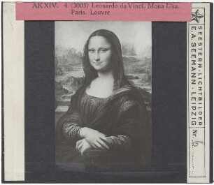 da Vinci, Mona Lisa (La Gioconda) (Paris Louvre INV 779)
