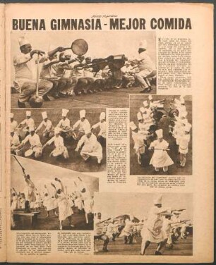 Buena gimnasia - mejor comida [Fotografías]