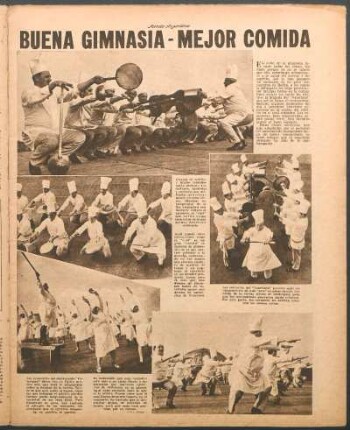 Buena gimnasia - mejor comida [Fotografías]
