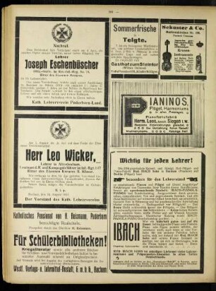Nachruf : [Joseph Eschenbüscher]