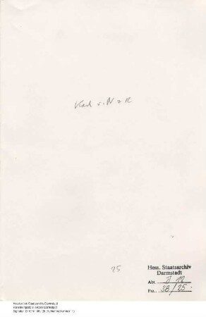 Rabenau, Karl v. Nordeck zur, Forstmeister