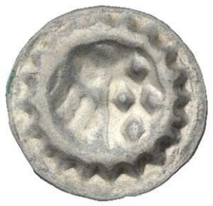 Fundmünze, Hohlpfennig, 1440 - 1470